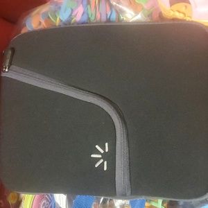 Black & Gray 11in Neoprene Sleeve Soft Case